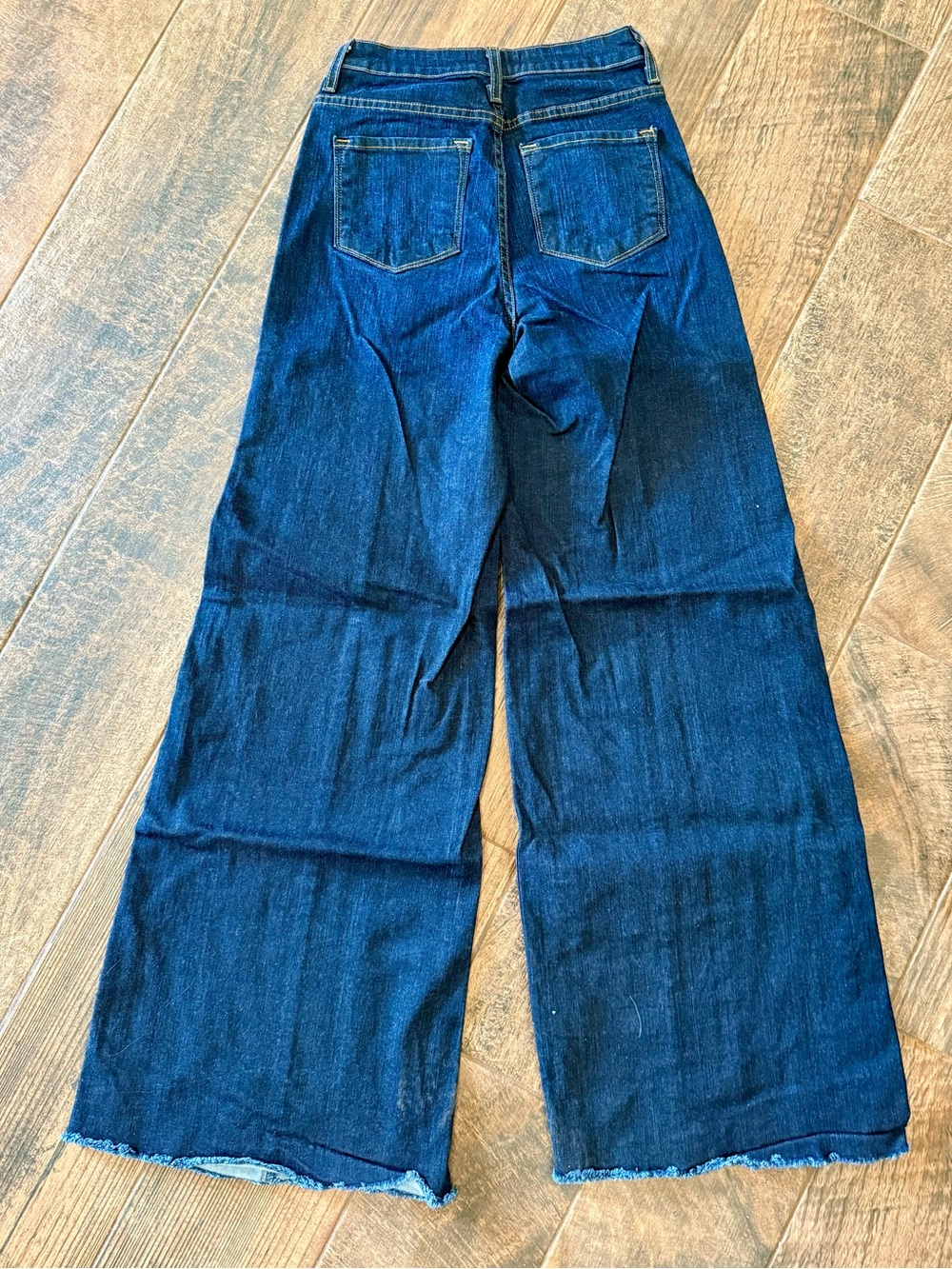 O2 Denim Wide Leg High Rise Jeans - Picture 3 of 3